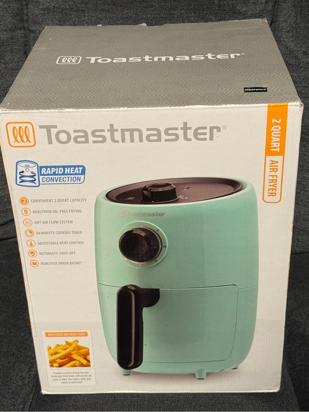 Toastmaster Mint Green 2-Quart Air Fryer